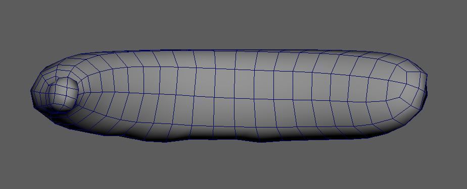 Banana Low-poly 3D model_3