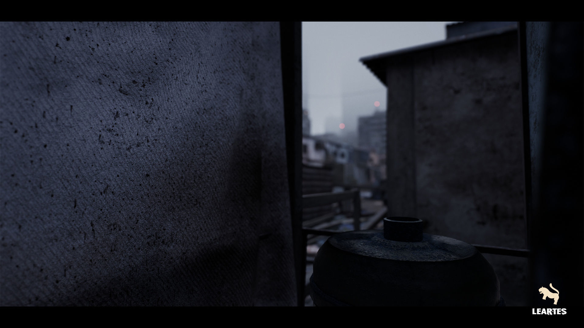 Future Slums Abandoned Post-Apocalyptic District Low-poly 3D model_6