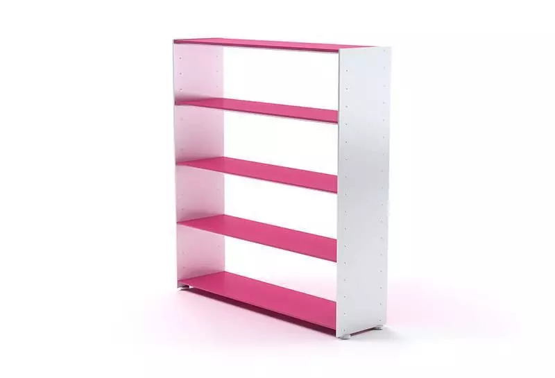Pink Shelves Bookcase 3D model | CGTrader