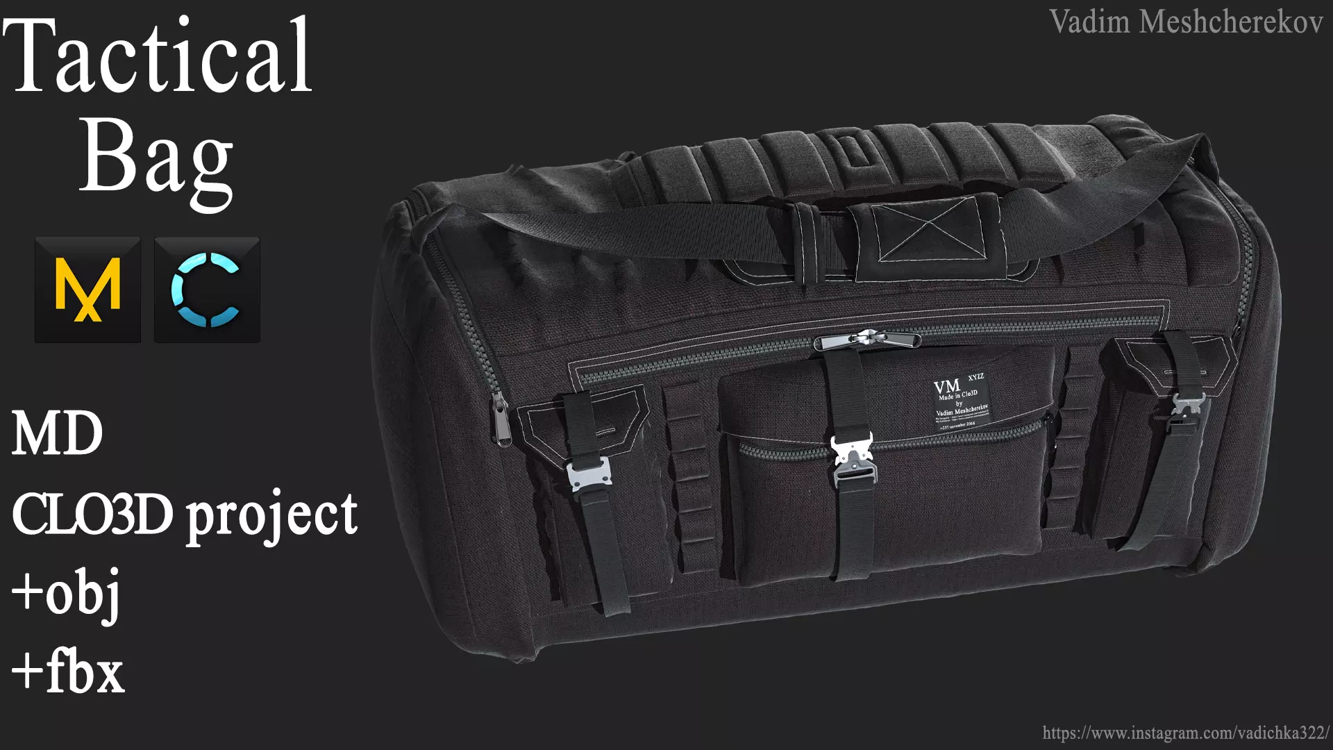 Tactical Bag 3D model
