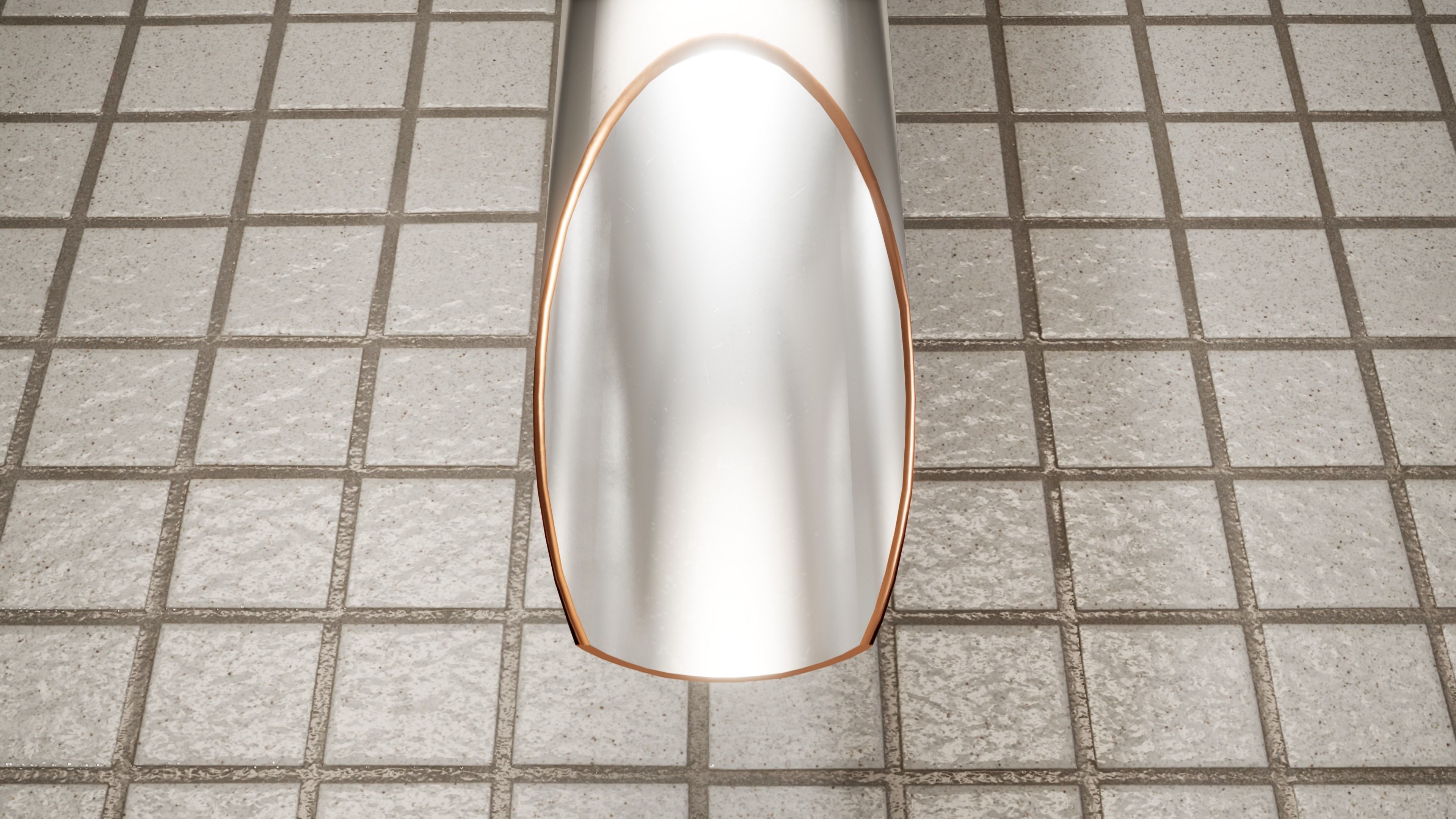 Single Light Free low-poly 3D model_6