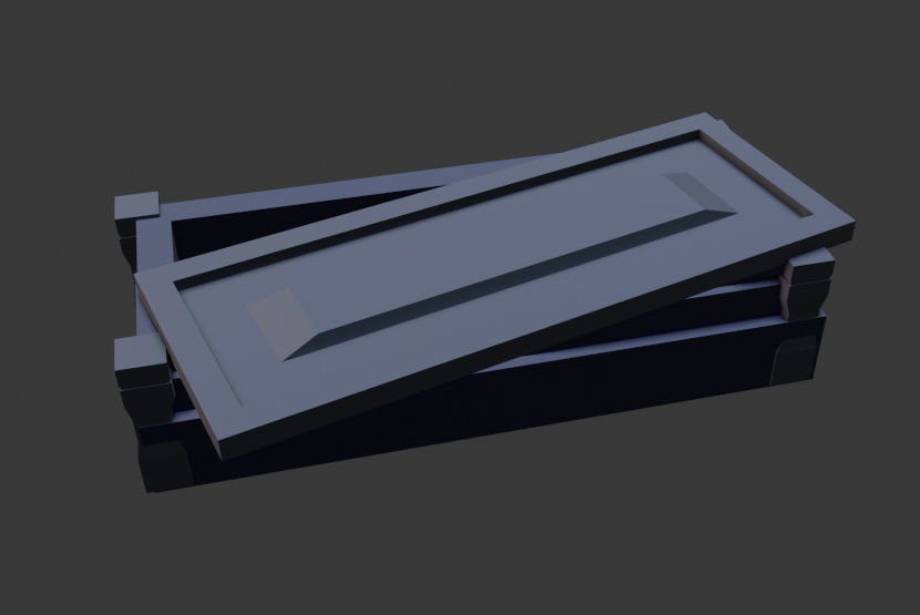 Crypt of Witcher Low-poly 3D model_3