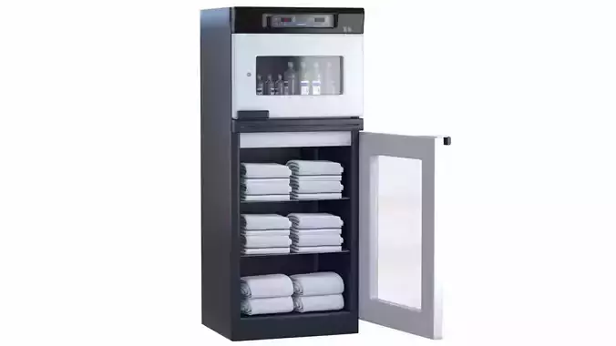 Warming Cabinet Low-poly 3D model