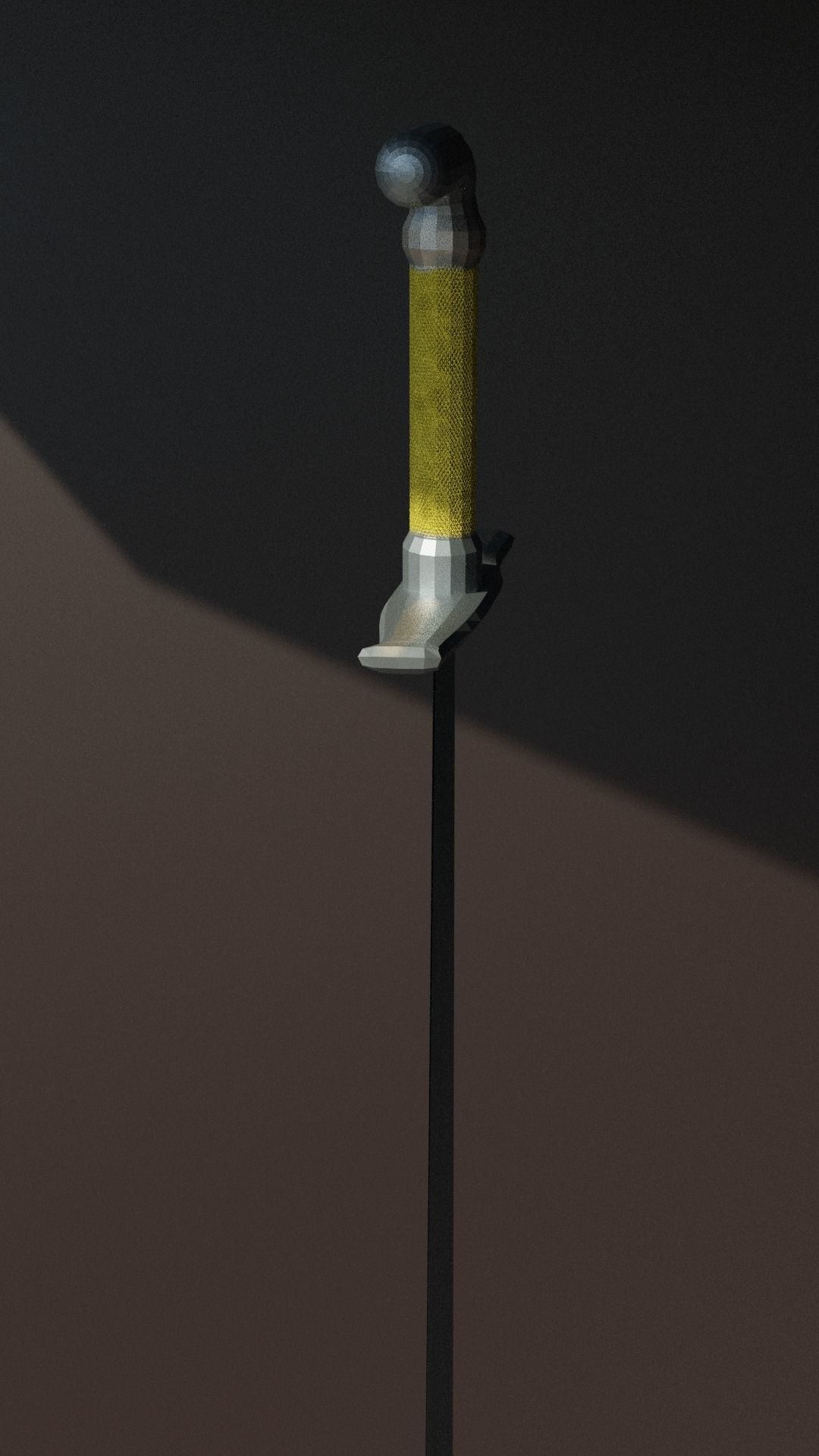 Melee weapons sword Game Ready FBX Low-poly 3D model Low-poly Low-poly 3D model_5