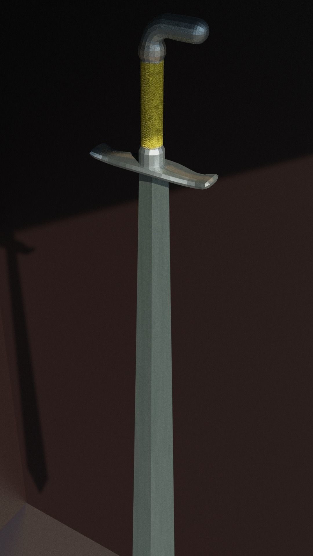 Melee weapons sword Game Ready FBX Low-poly 3D model Low-poly Low-poly 3D model_2