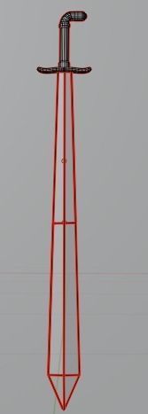 Melee weapons sword Game Ready FBX Low-poly 3D model Low-poly Low-poly 3D model_6