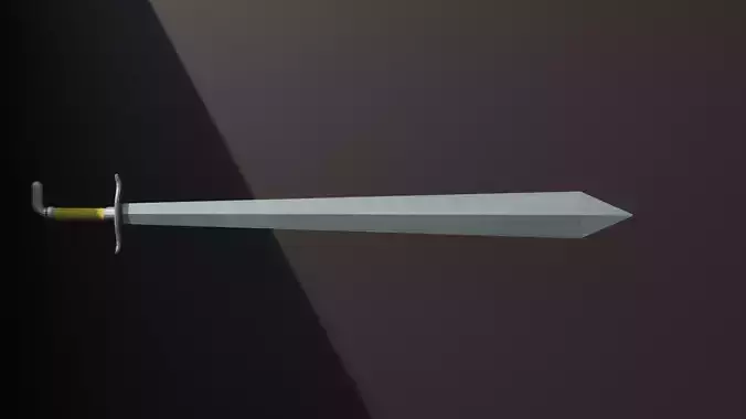 Melee weapons sword Game Ready FBX Low-poly 3D model Low-poly 