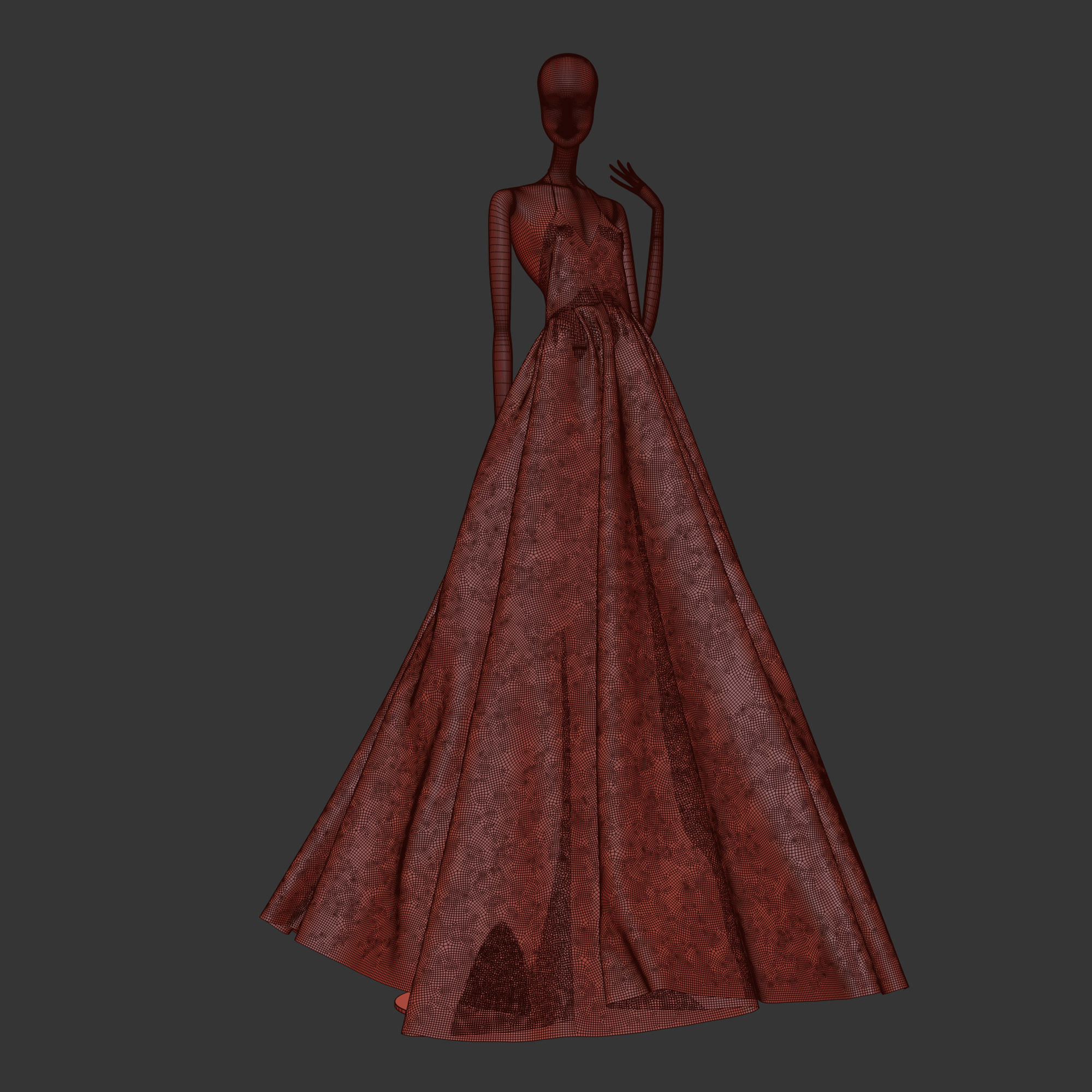 Alice plus Olivia look 03 3D model_1