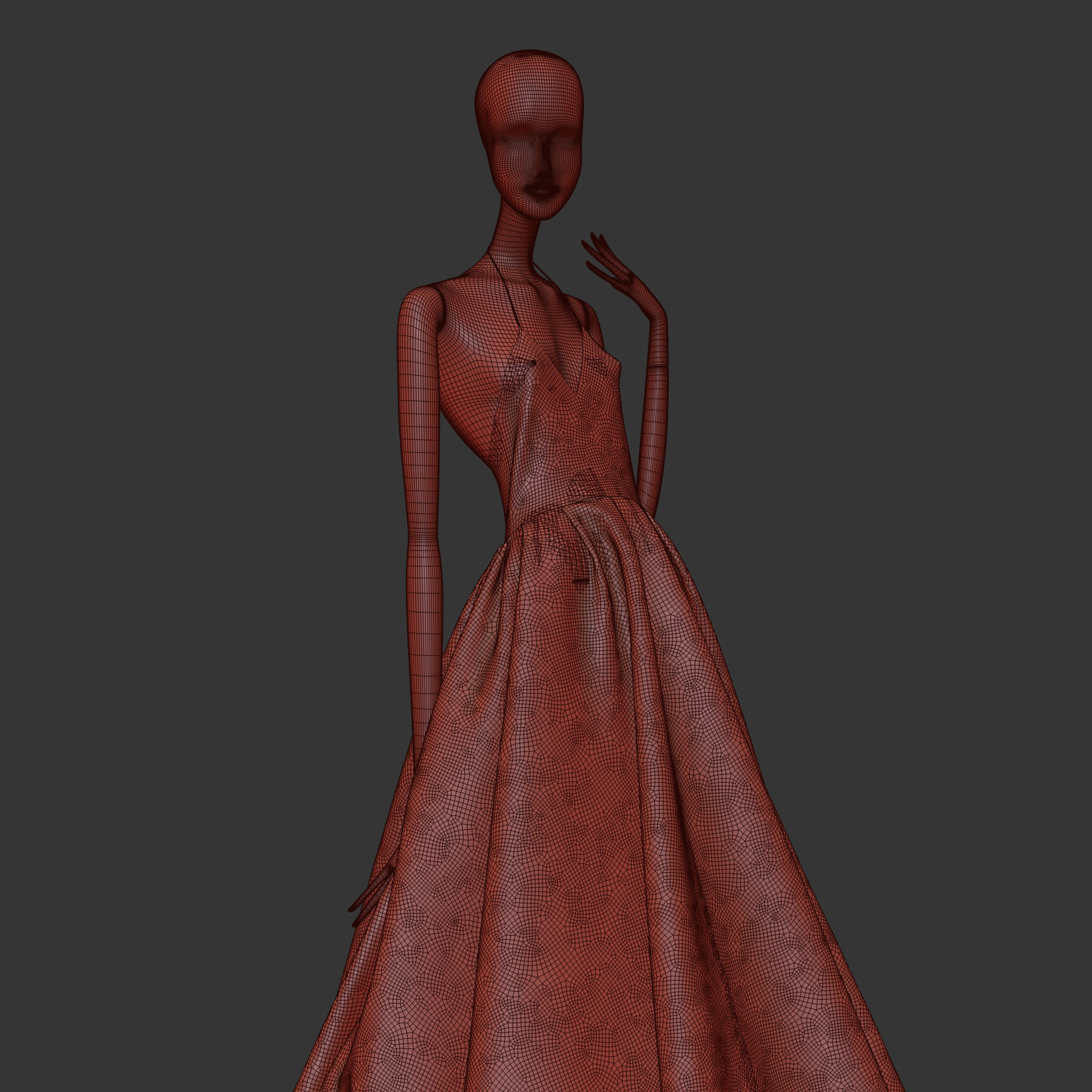 Alice plus Olivia look 03 3D model_7