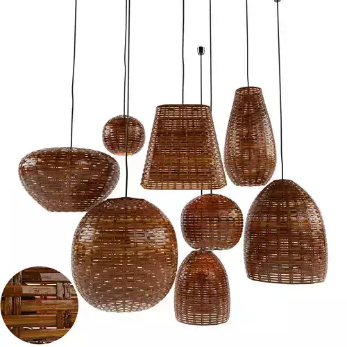 Luminaria Corrugated Board Pendant Light