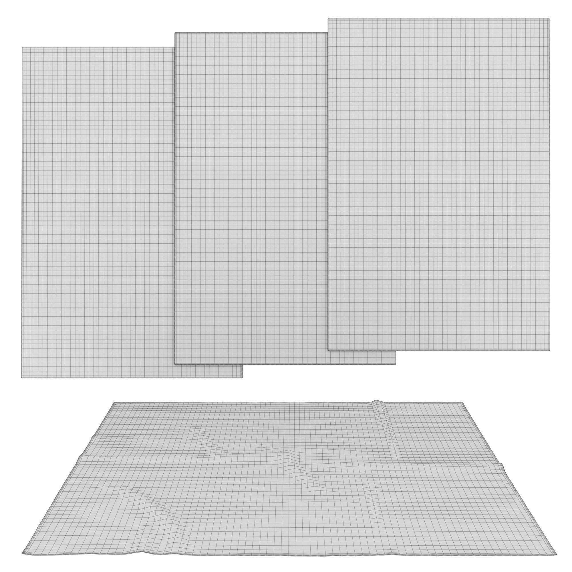 9 in 1 Rug Collection No 8 Low-poly 3D model_24