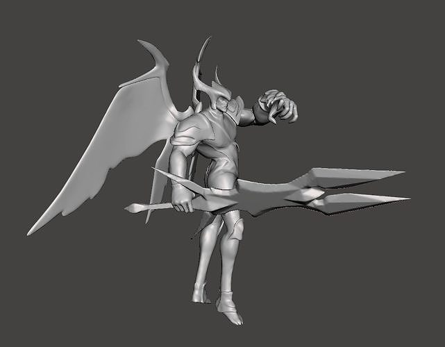 Victorious Aatrox 3D Model 3D print model