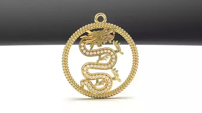 DRAGON CHARM PENDANT