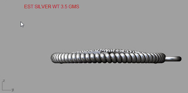 Hamsa Diamond Pendant  3D print model_7