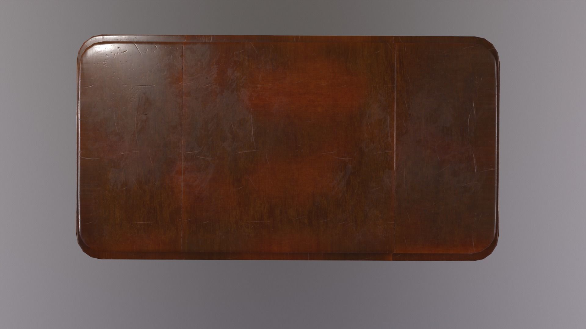 Chair and Table Low-poly 3D model_5