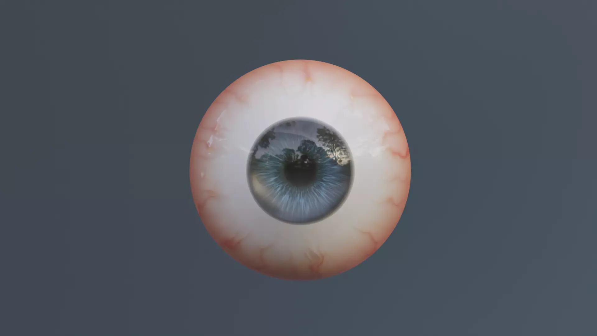 Semi-Realistic Eyes human eye Low-poly 3D model_0