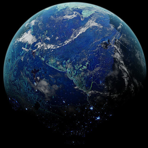 Exotic Planet 01 - 4k Free 3D model
