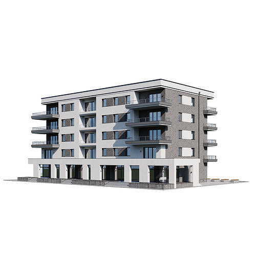 Modern house 3 3D model 5