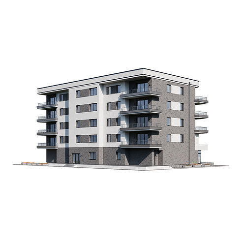 Modern house 3 3D model 4