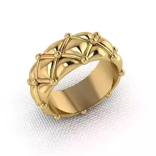 Cushion Gold Rings