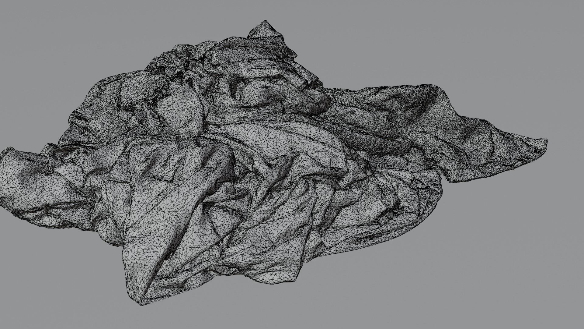 Pile of Clothes 3D Scanned Bright Colors Low-poly 3D model_10