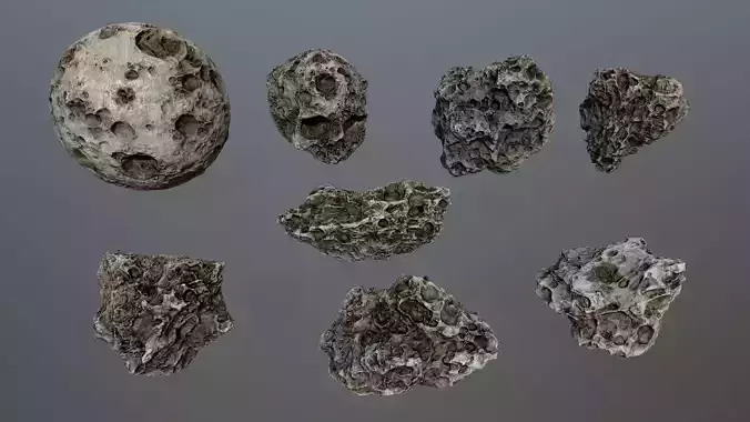 Asteroid Set rock