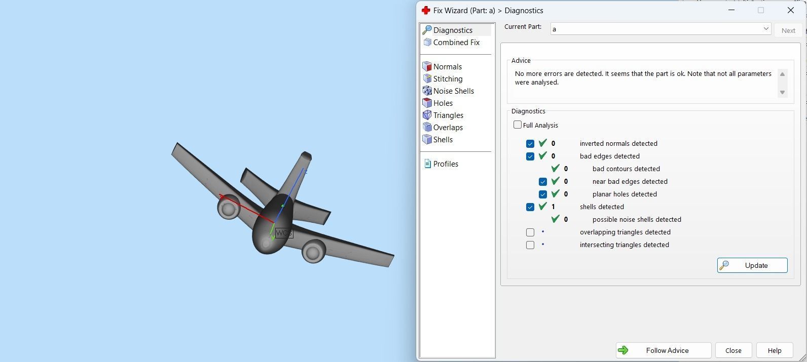 airplane pendant 3D print model_5