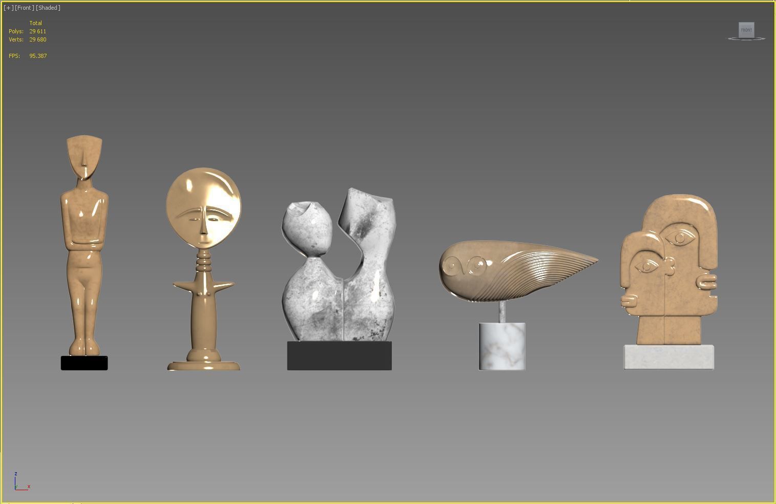 Sculptures 03 3D model_12