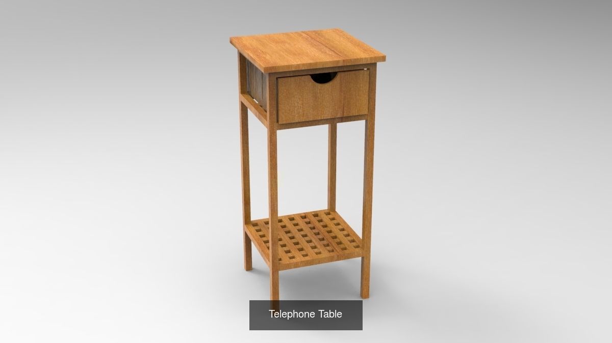 Furniture 3D Model Mega Pack 3D Model Collection_27