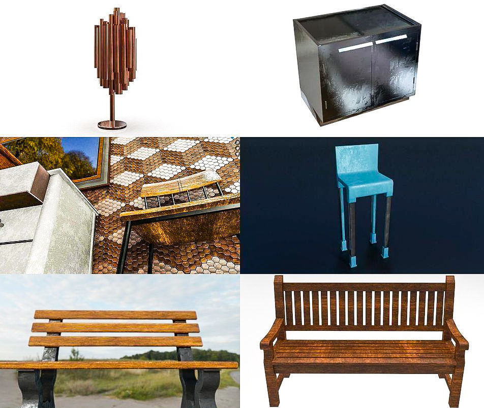 Furniture 3D Model Mega Pack 3D Model Collection_40