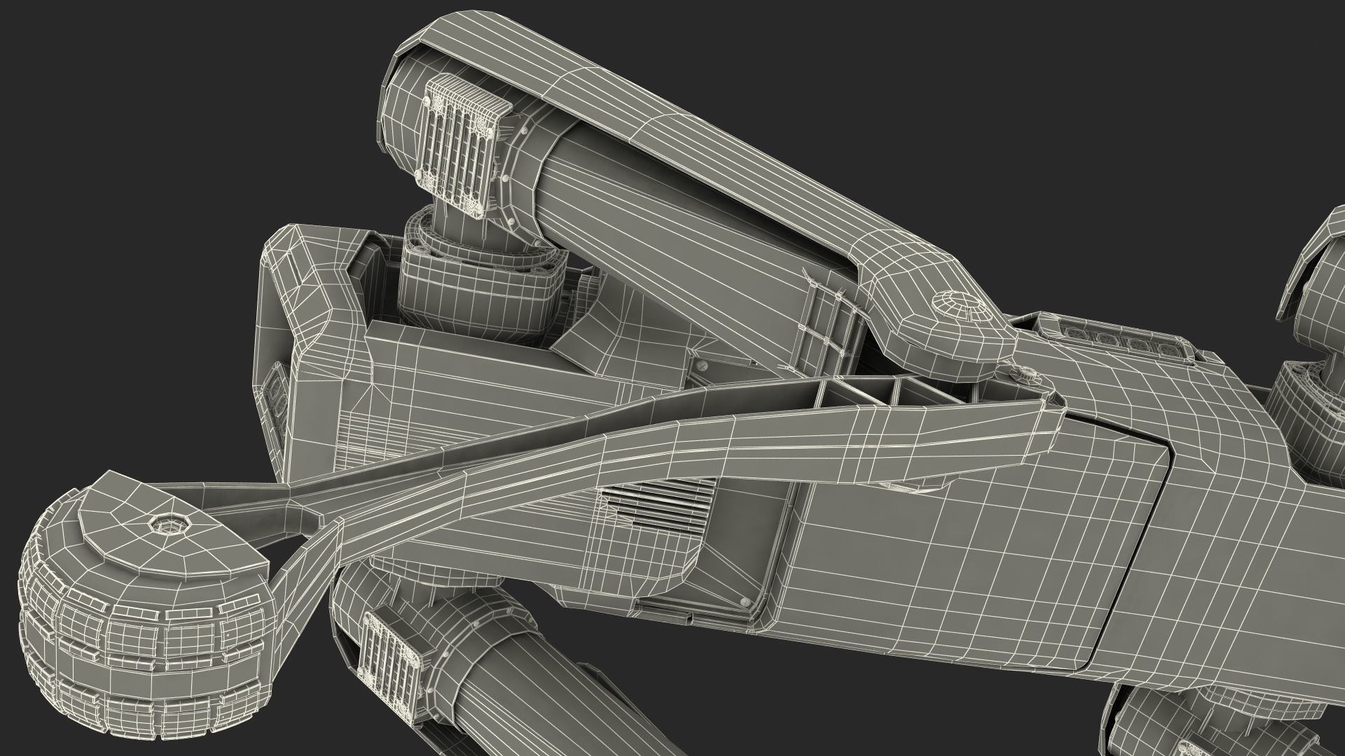 SpotMini Boston Dynamics Rigged 3D model_19