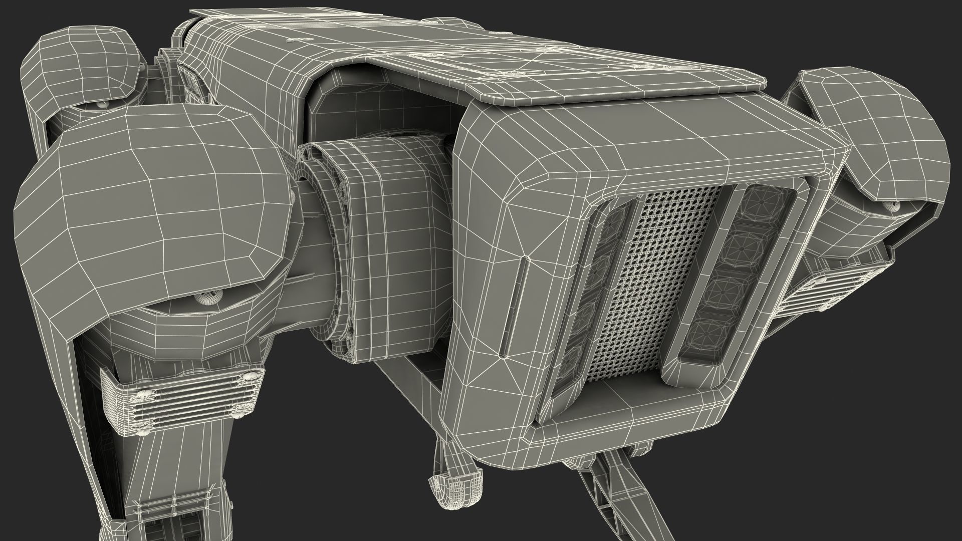 SpotMini Boston Dynamics Rigged 3D model_20