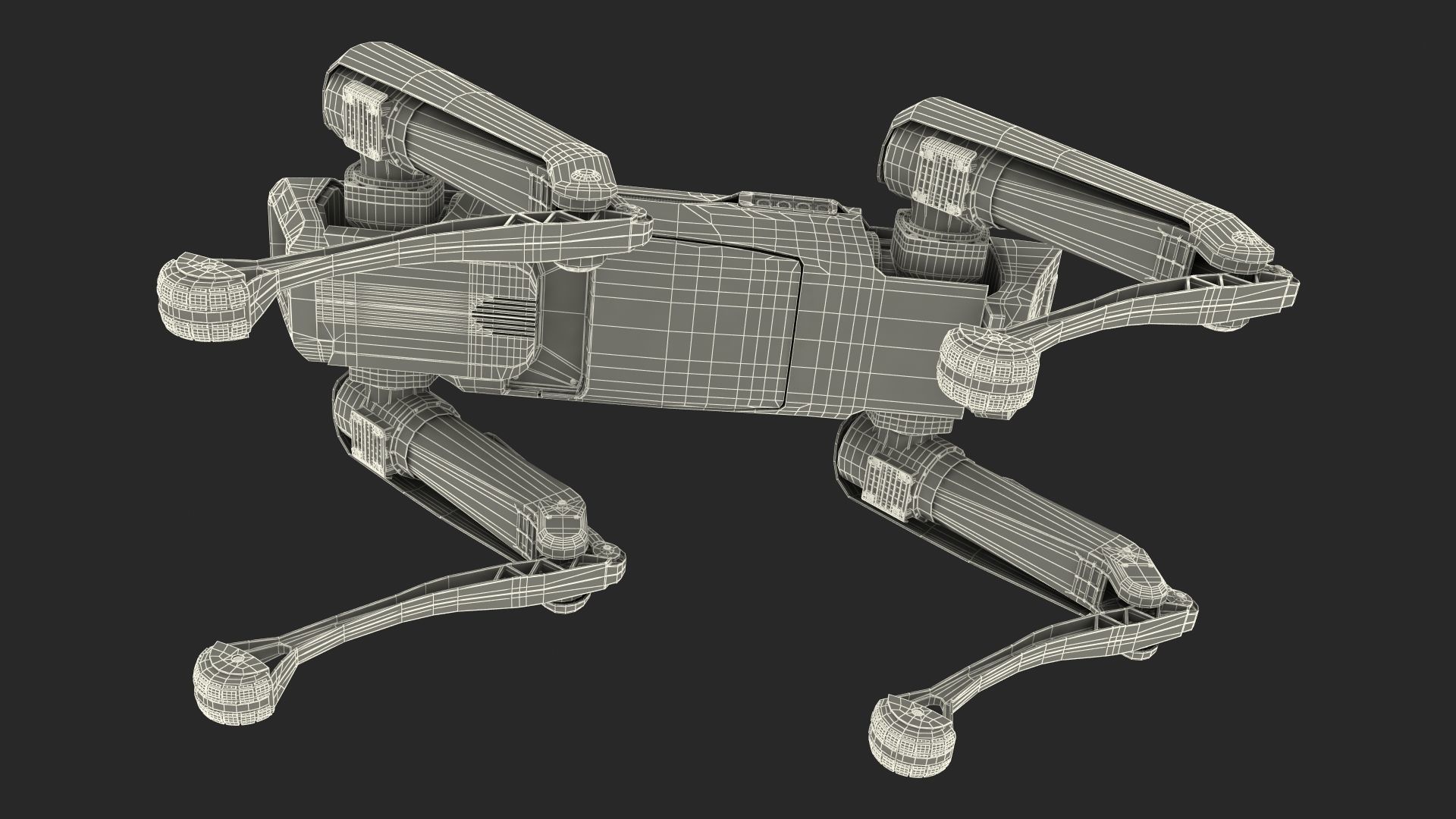 SpotMini Boston Dynamics Rigged 3D model_21