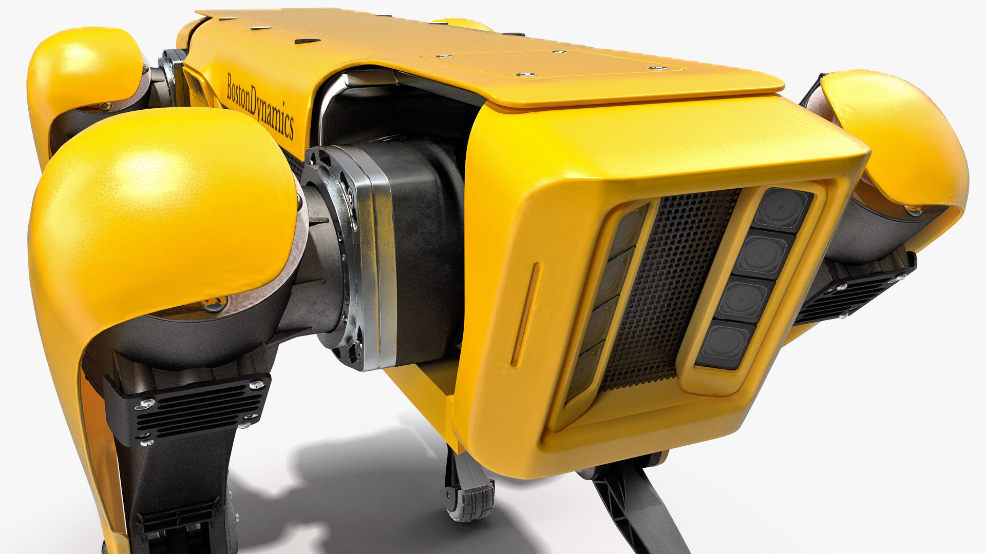 SpotMini Boston Dynamics Rigged 3D model_13