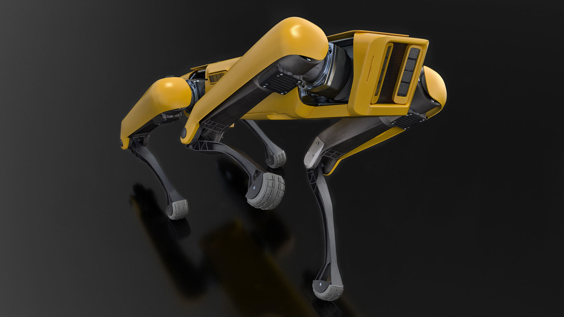 SpotMini Boston Dynamics Rigged 3D model_7