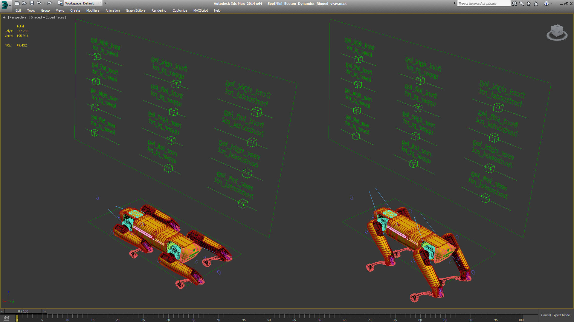 SpotMini Boston Dynamics Rigged 3D model_28