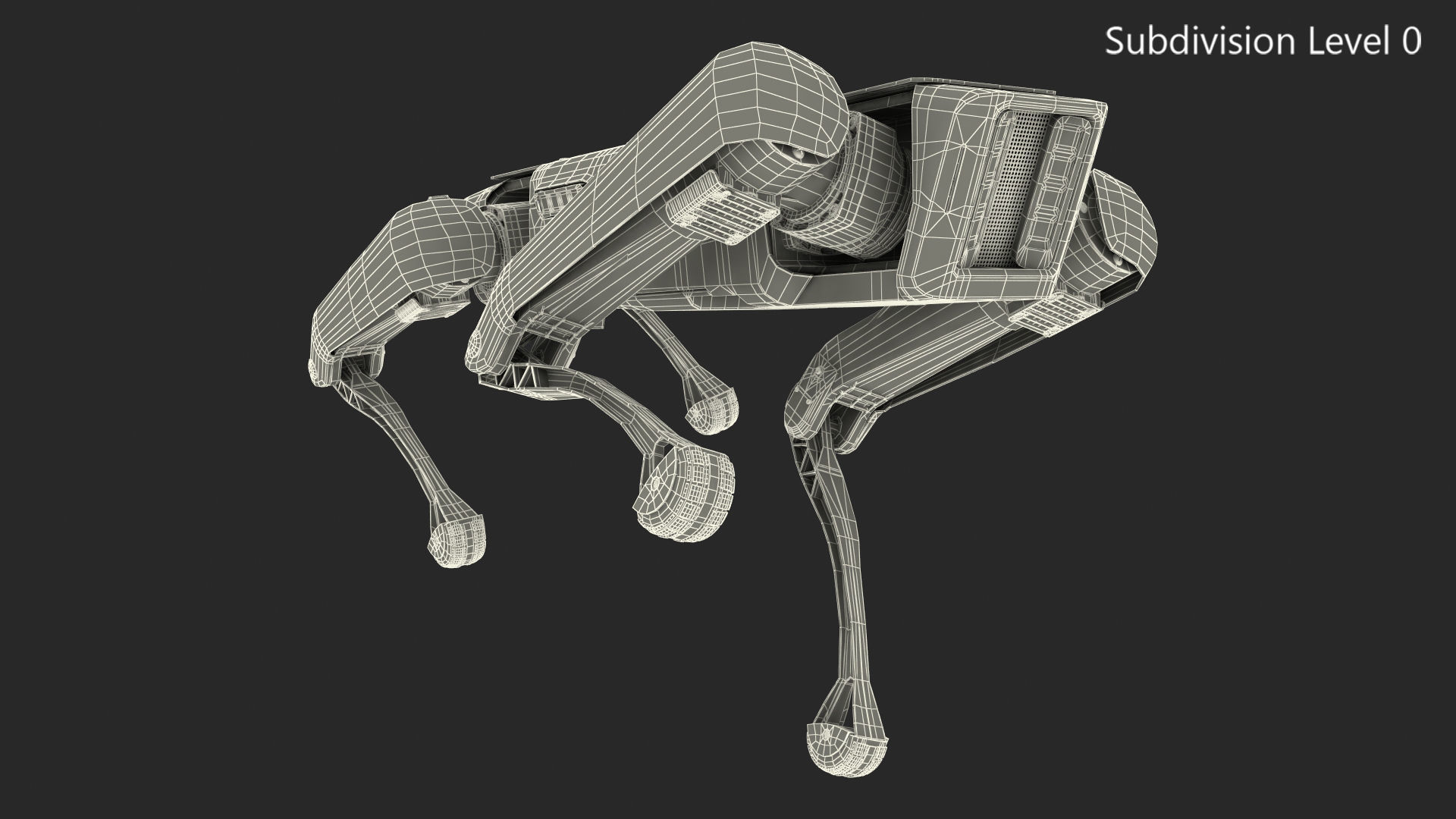 SpotMini Boston Dynamics Rigged 3D model_22