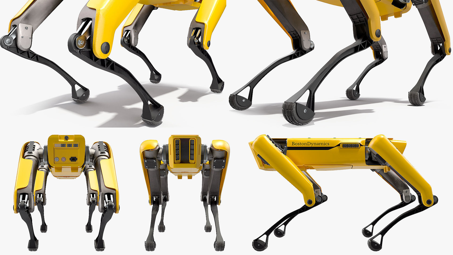 SpotMini Boston Dynamics Rigged 3D model_17