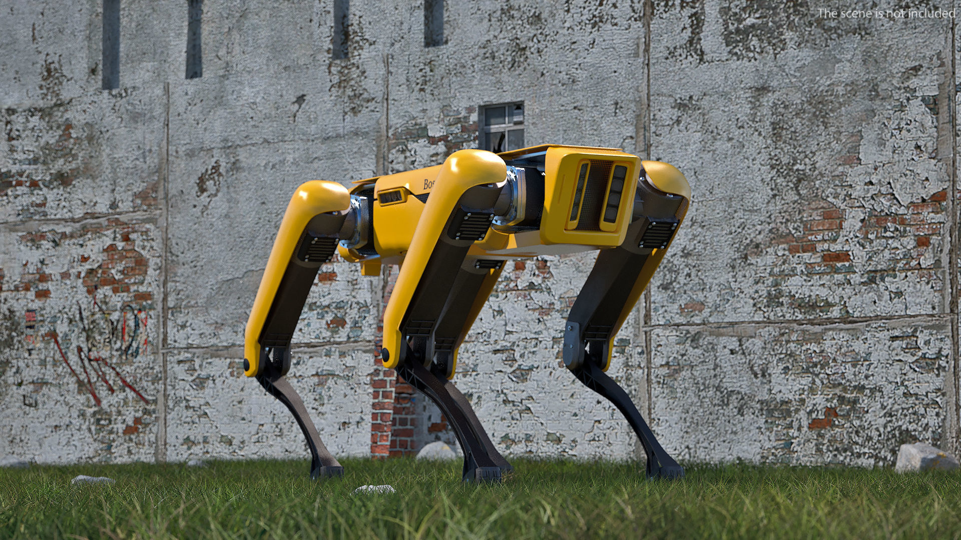 SpotMini Boston Dynamics Rigged 3D model_11