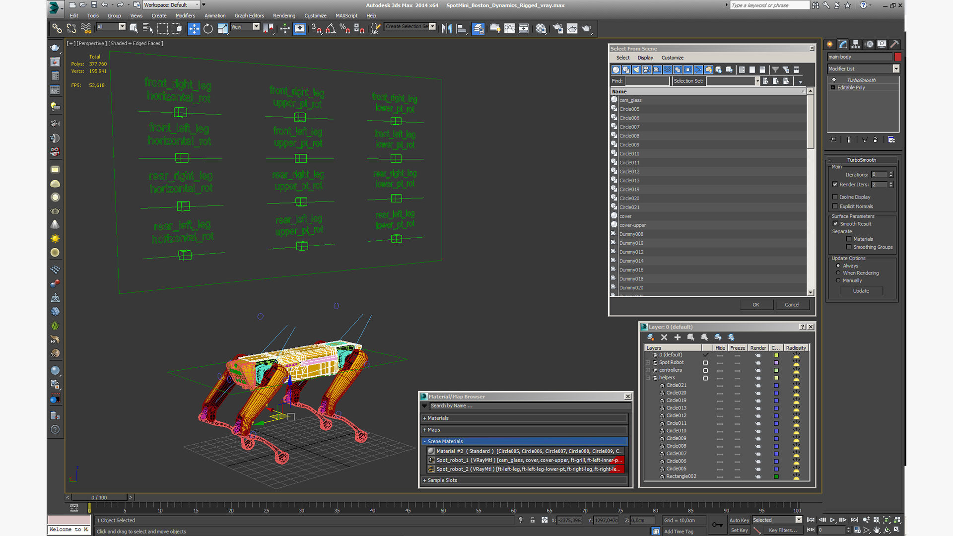 SpotMini Boston Dynamics Rigged 3D model_27