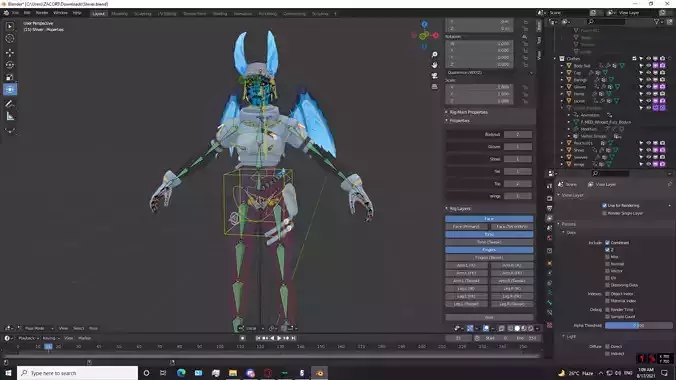 Shiver Fortnite NSFW  3D model