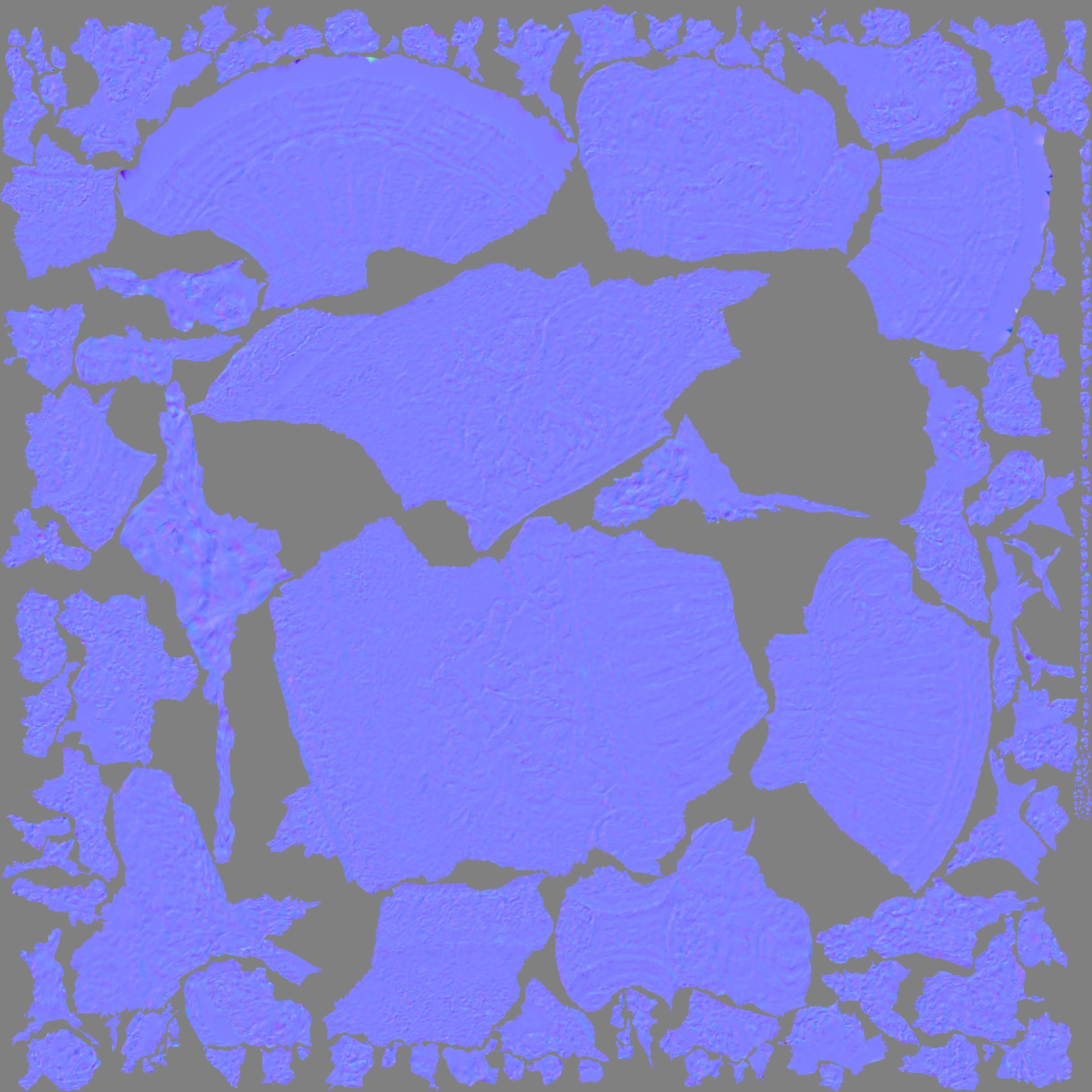 Exterior 2-sided antique vase with flowers  3D model_8