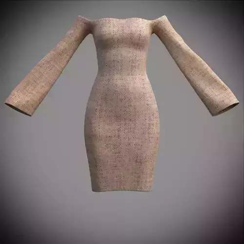 Female Vintage dress - fitted dress