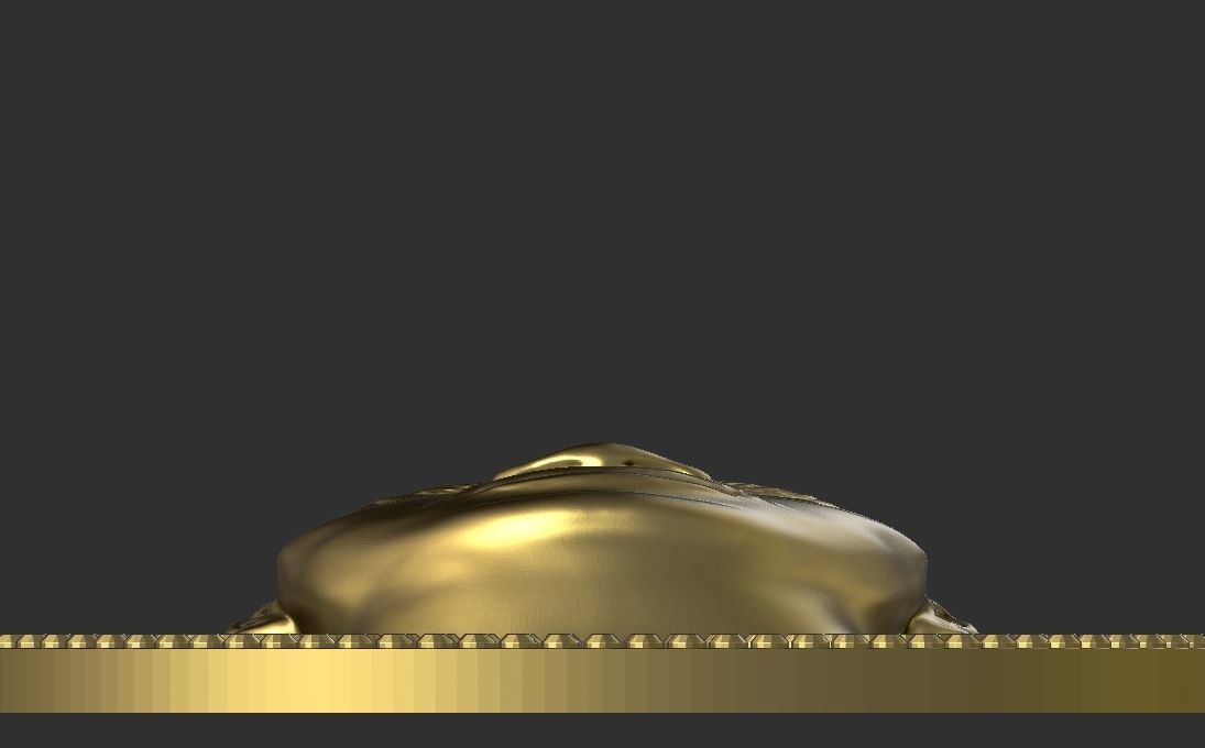 Martin Luther King medallion pendant 3D printing ready stl obj 3D print model_21