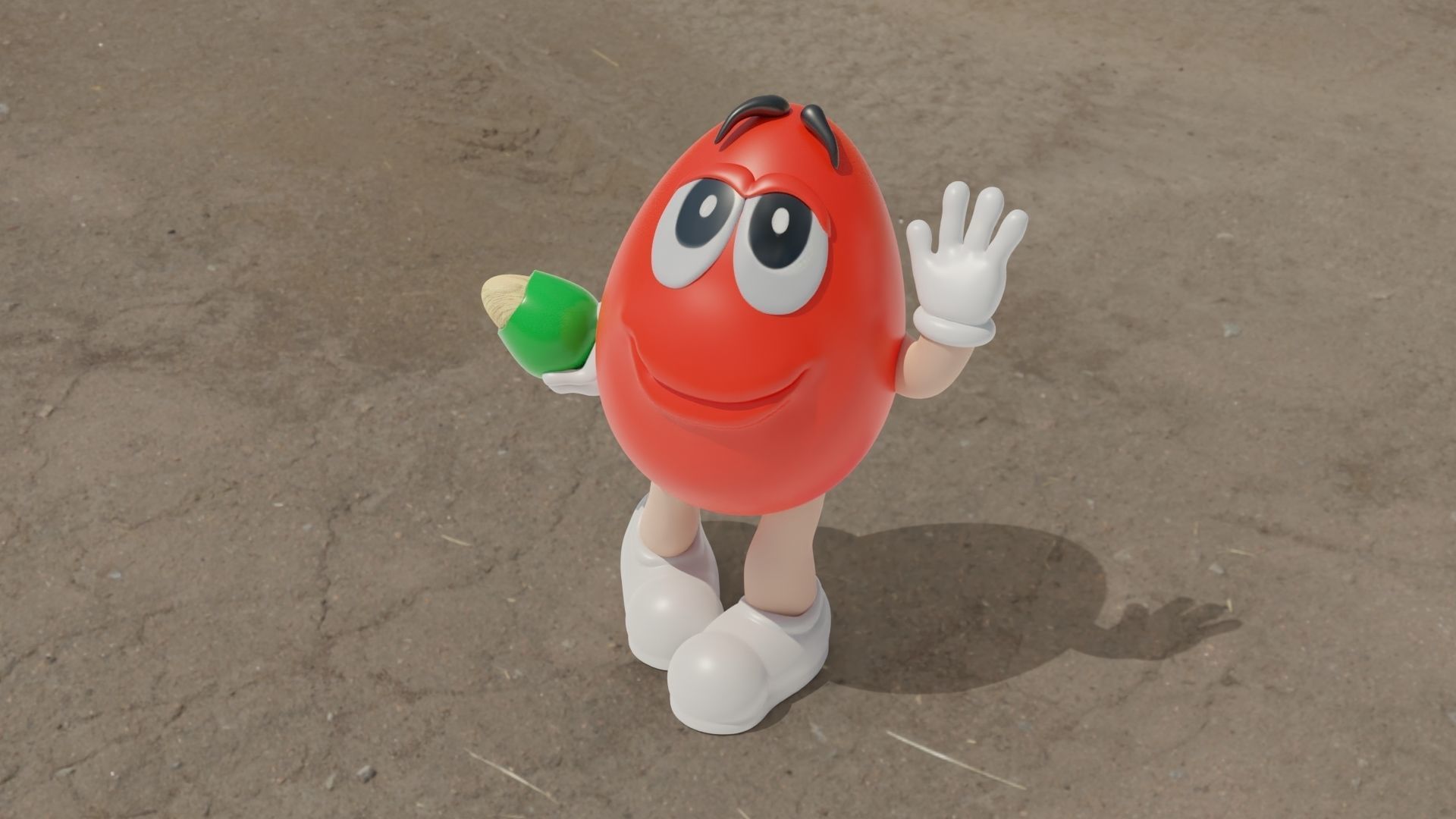 MandM s Character Low-poly 3D model_18