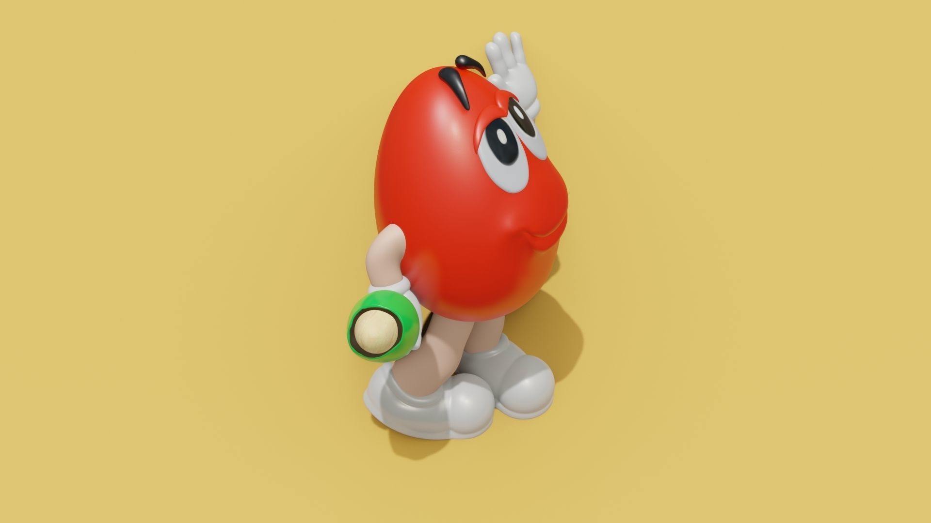 MandM s Character Low-poly 3D model_11