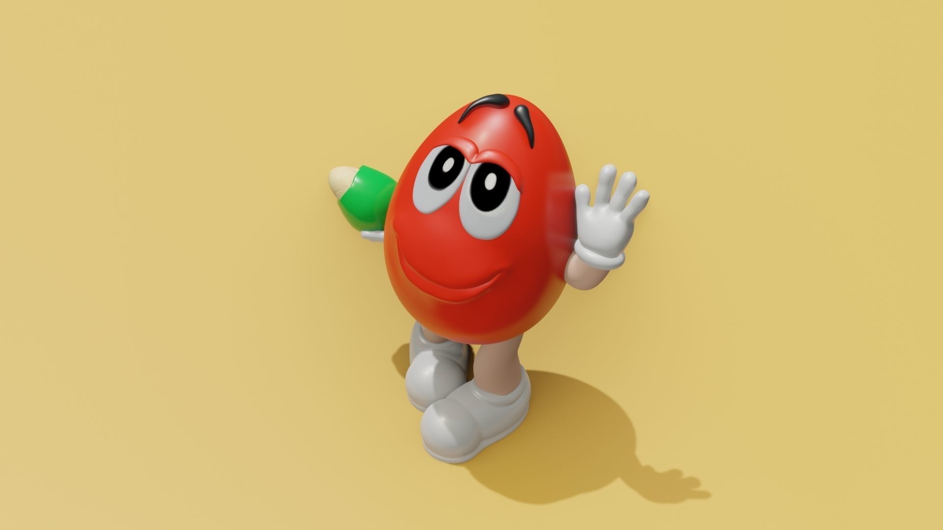 MandM s Character Low-poly 3D model_3