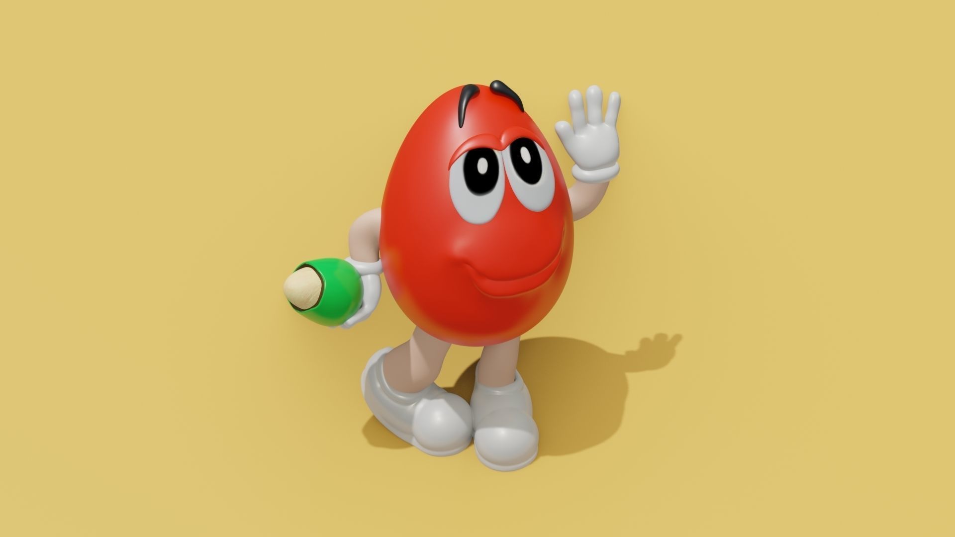 MandM s Character Low-poly 3D model_1