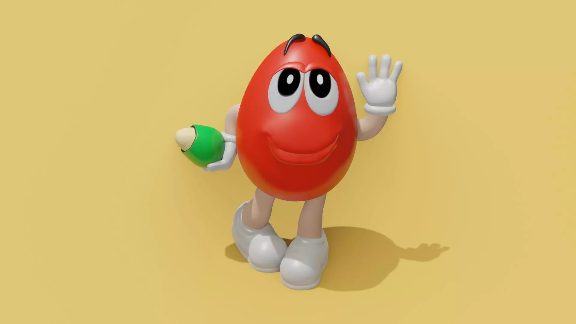 MandM s Character Low-poly 3D model_0