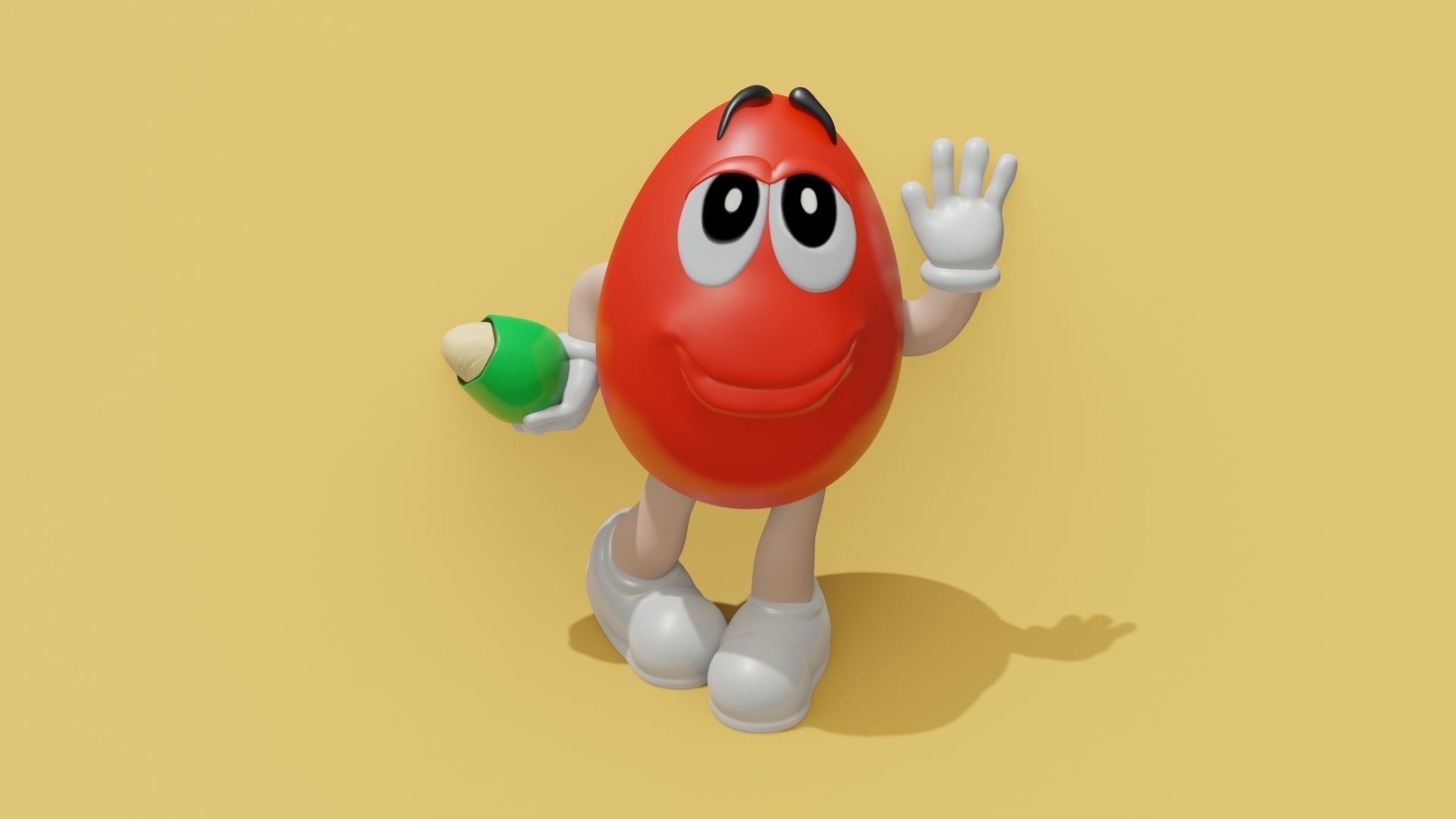 MandM s Character Low-poly 3D model_9